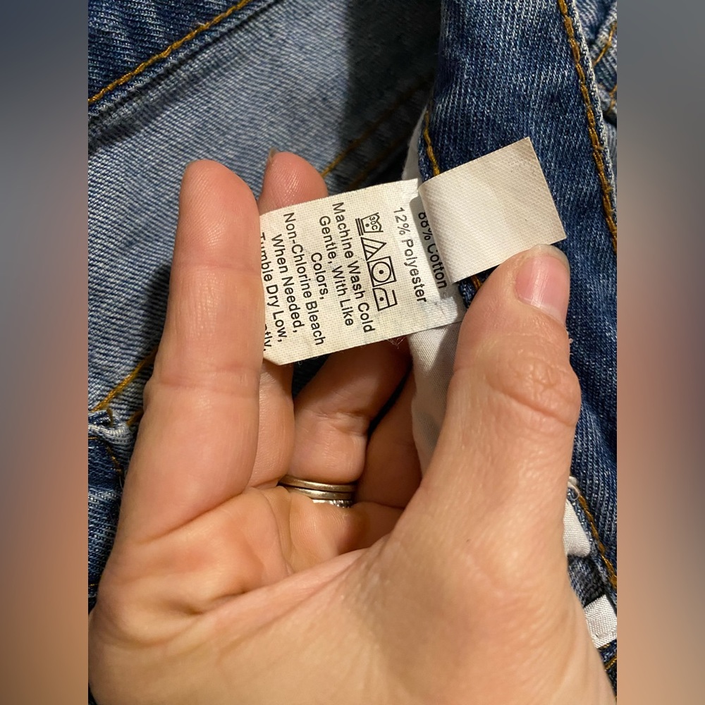 Denim shorts, distressed blue, L - Picture 5 of 5